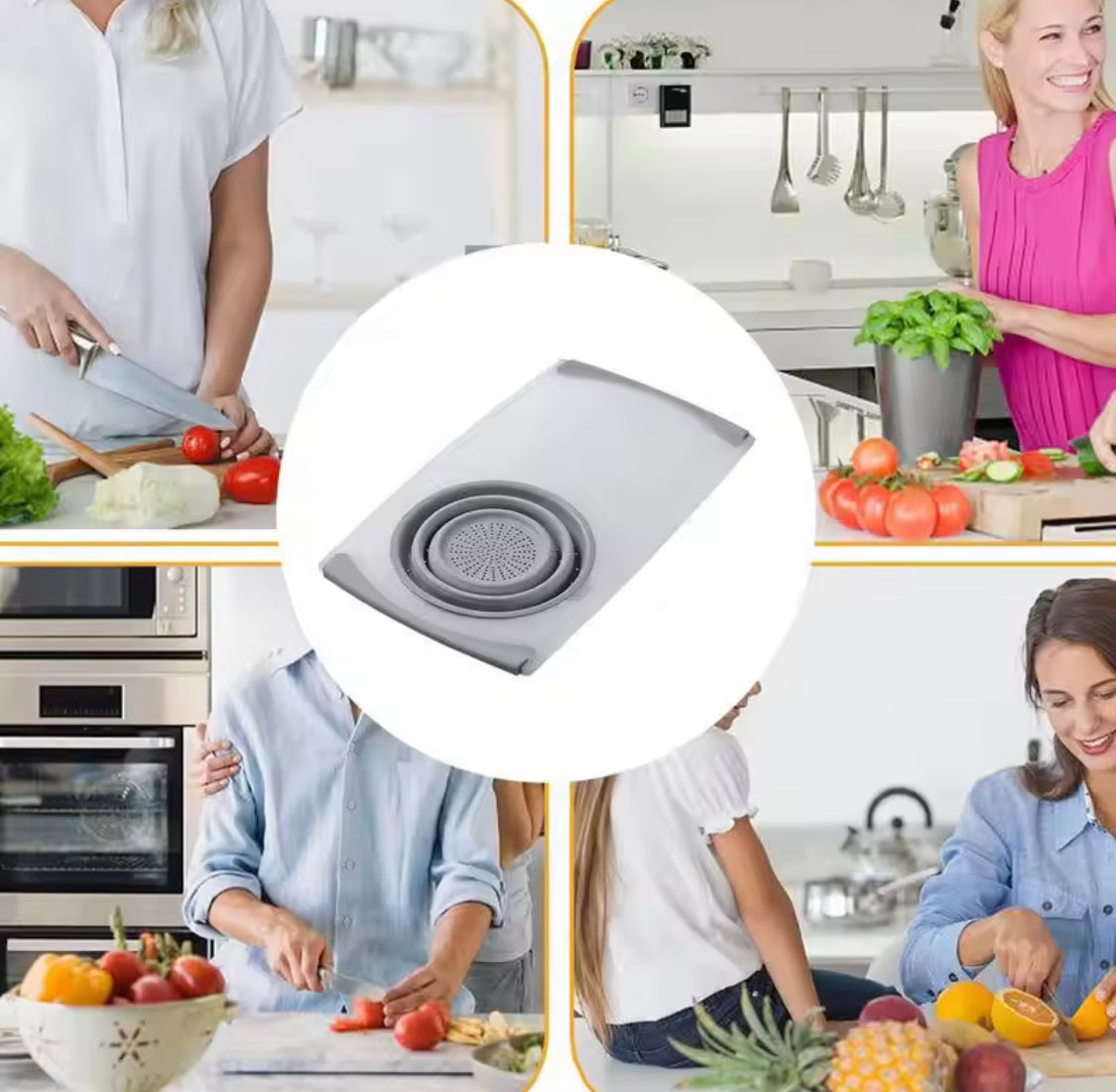 MultiFunctional Cutting Board With Sink Drain Basket, Over The Sink Cutting Board With Strainer, Vegetable Fruit Cutting Board MultiFunctional Cutting Board With Sink Drain Basket, Over The Sink Cutting Board With Strainer, Vegetable Fruit Cutting Board